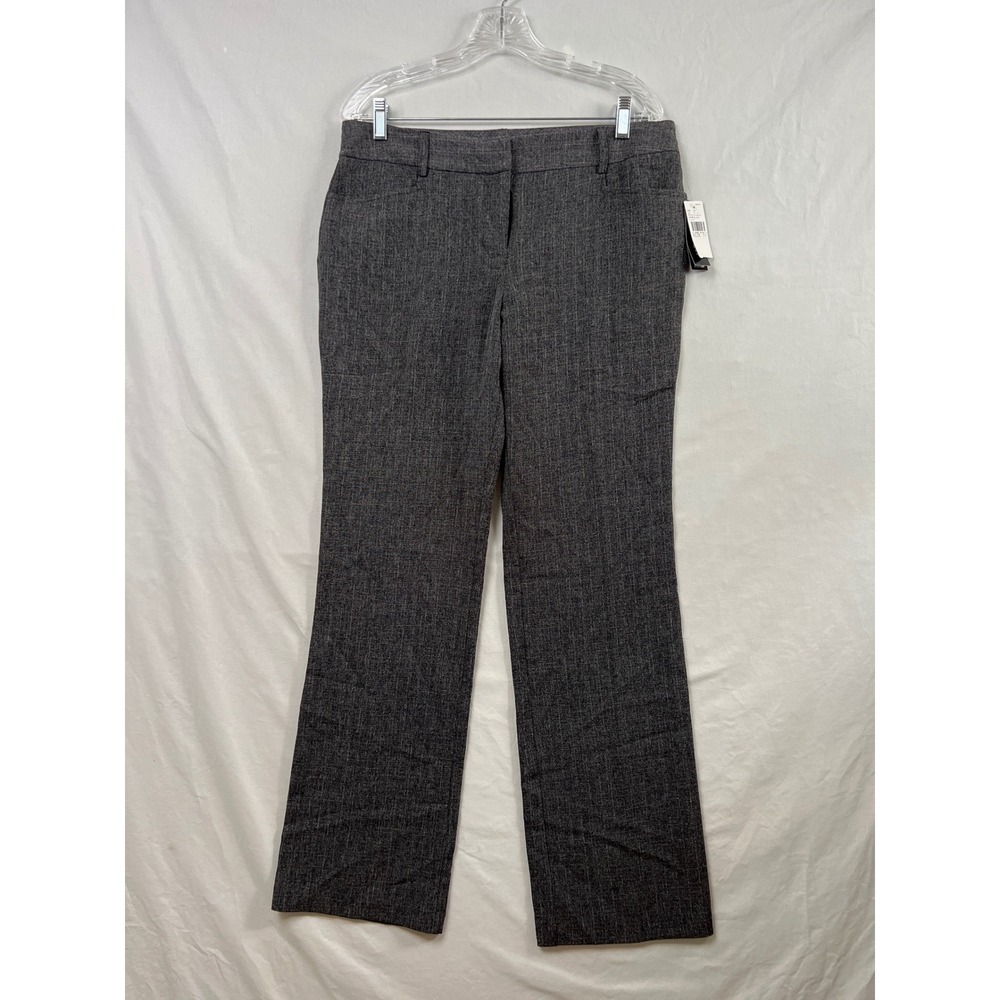 IZ BYER Dress Pant Junior 11 Black Stretch Straight Leg Work Trousers Career New